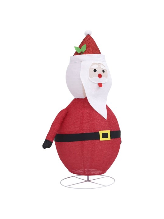 Dekorativní vánoční Santa Claus s LED luxusní tkanina 90 cm