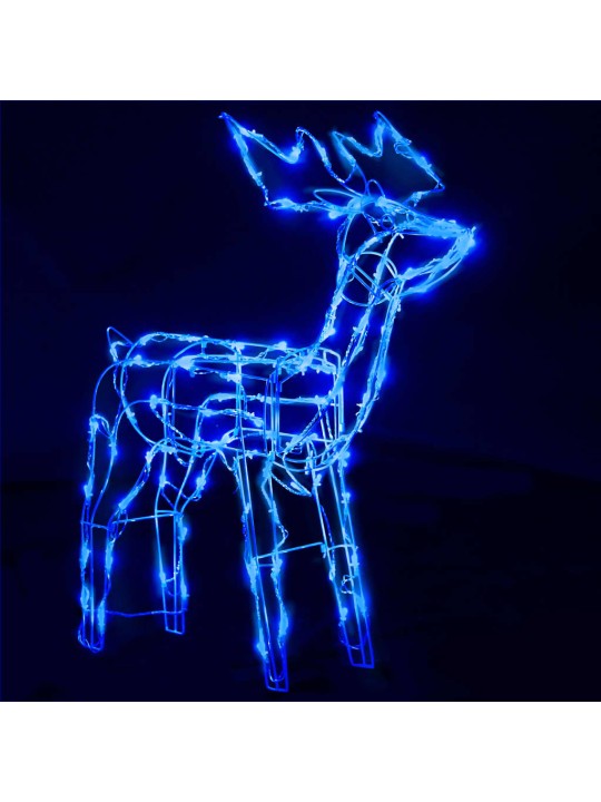 3dílná vánoční světelná dekorace sobi 229 LED diod