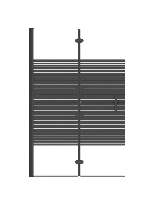 Skládací sprchový kout ESG 80 x 140 cm černý