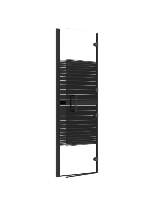Skládací sprchový kout ESG 80 x 140 cm černý