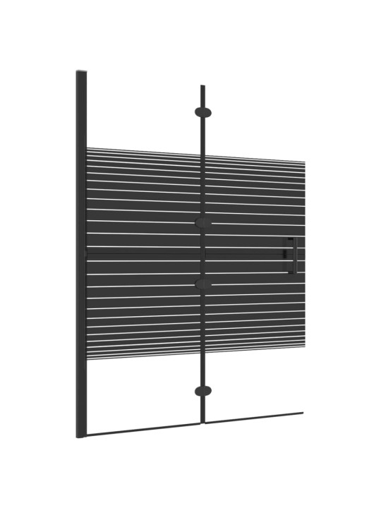 Skládací sprchový kout ESG 100 x 140 cm černý