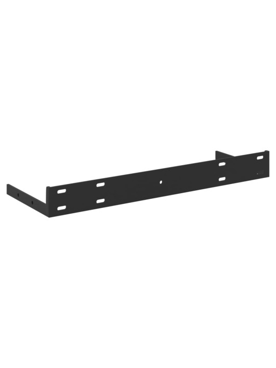 Plovoucí nástěnné police 4 ks dub a bílé 40 x 23 x 3,8 cm MDF