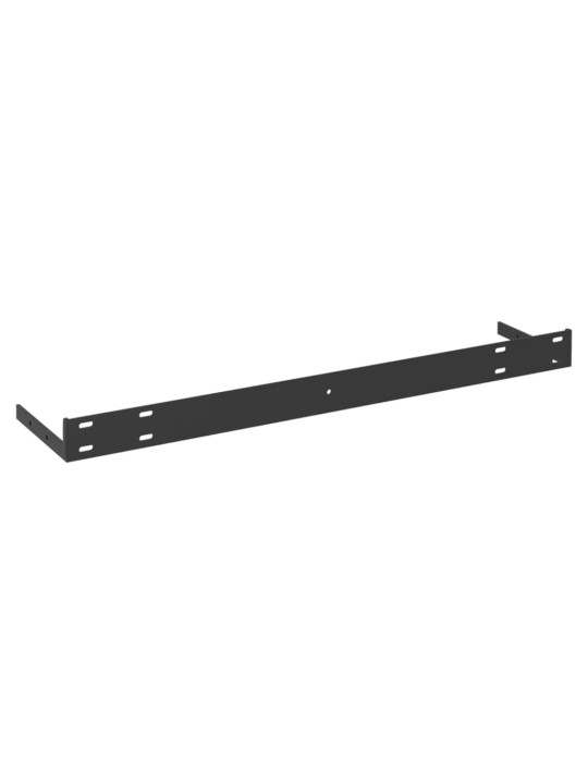 Plovoucí nástěnné police 4 ks dub a bílé 60 x 23,5 x 3,8 cm MDF