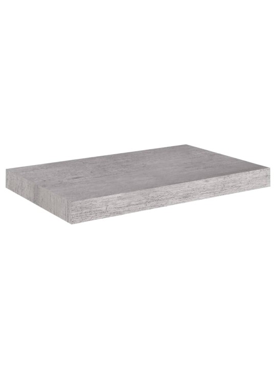 Plovoucí nástěnná police betonově šedá 50 x 23 x 3,8 cm MDF