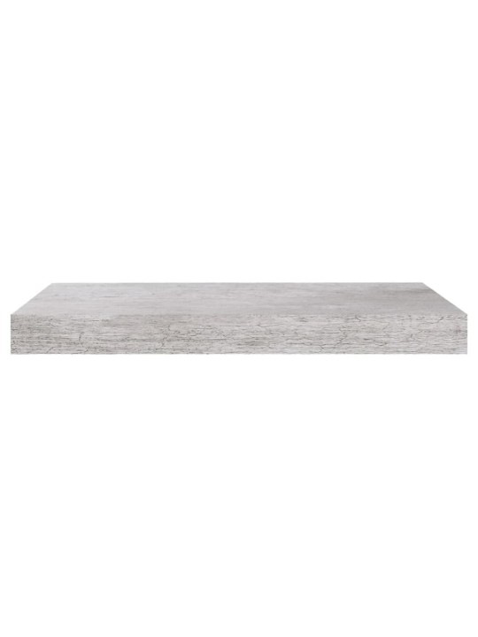 Plovoucí nástěnná police betonově šedá 50 x 23 x 3,8 cm MDF