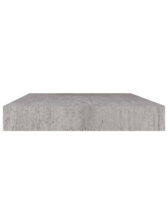 Plovoucí nástěnná police betonově šedá 50 x 23 x 3,8 cm MDF