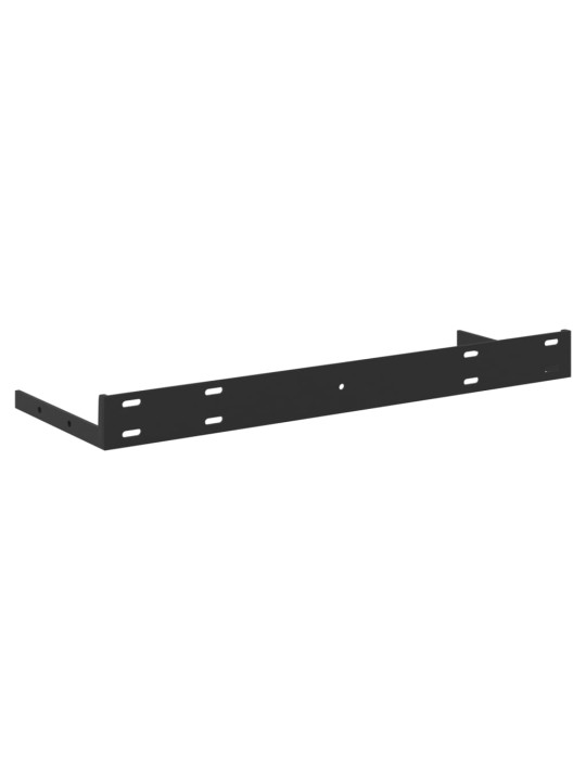 Plovoucí nástěnné police 2 ks betonově šedé 50x23x3,8 cm MDF