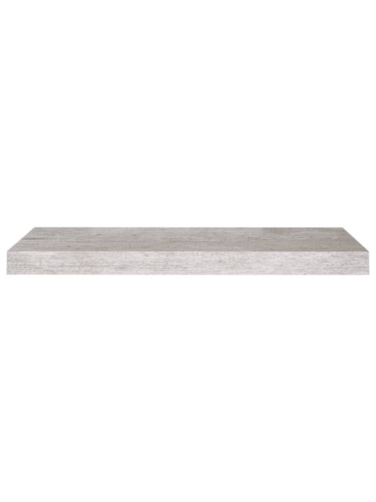 Plovoucí nástěnné police 4 ks betonově šedé 60x23,5x3,8 cm MDF