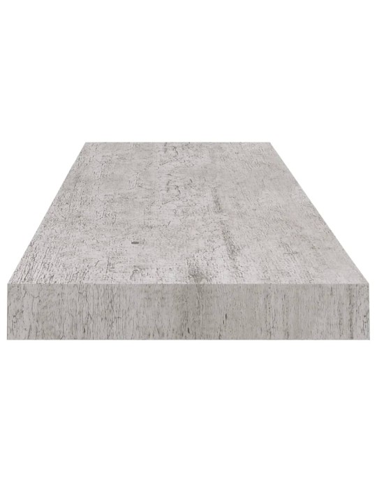 Plovoucí nástěnná police betonově šedá 80 x 23,5 x 3,8 cm MDF