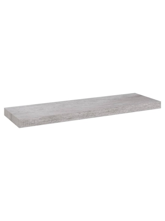 Plovoucí nástěnné police 4 ks betonově šedé 80x23,5x3,8 cm MDF