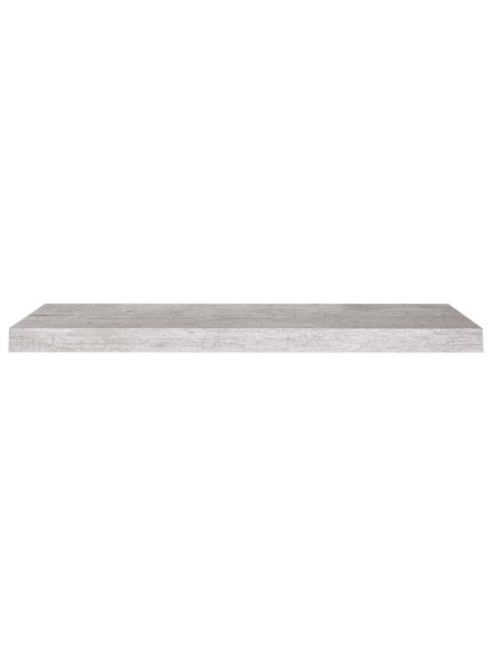 Plovoucí nástěnné police 4 ks betonově šedé 80x23,5x3,8 cm MDF