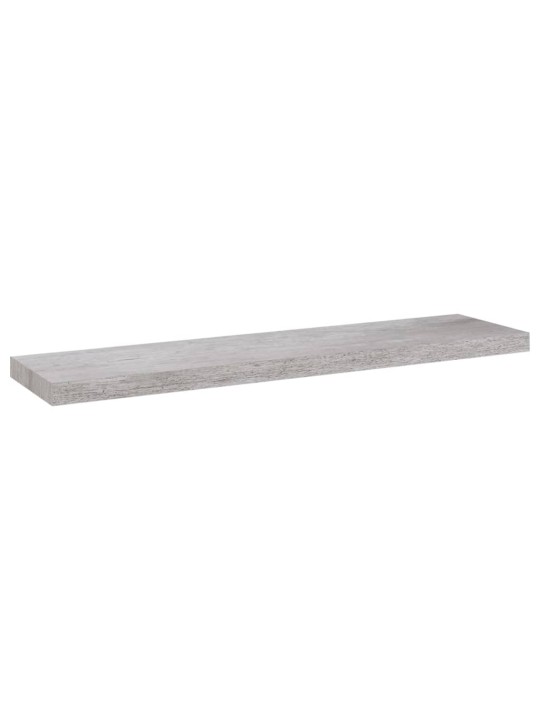 Plovoucí nástěnné police 4 ks betonově šedé 90x23,5x3,8 cm MDF