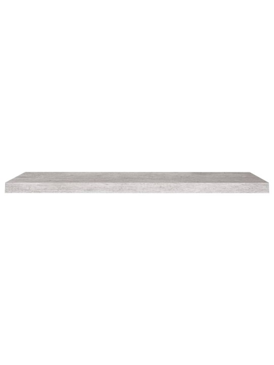 Plovoucí nástěnné police 4 ks betonově šedé 90x23,5x3,8 cm MDF