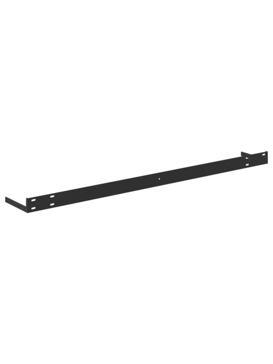 Plovoucí nástěnné police 4 ks betonově šedé 90x23,5x3,8 cm MDF