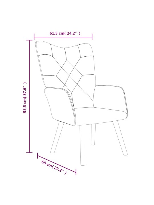 Relaxační křeslo se stoličkou patchwork textil