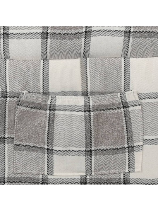 Polohovací křeslo šedé textil