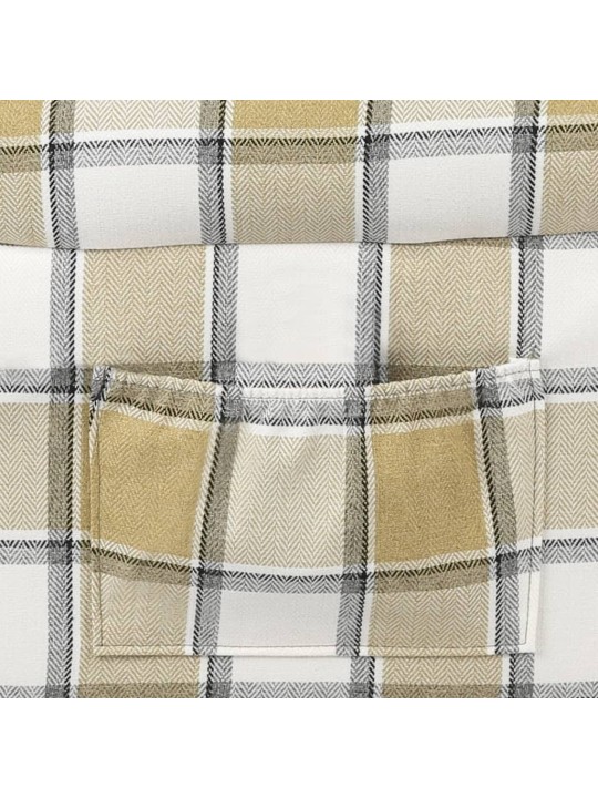 Polohovací křeslo zelené textil