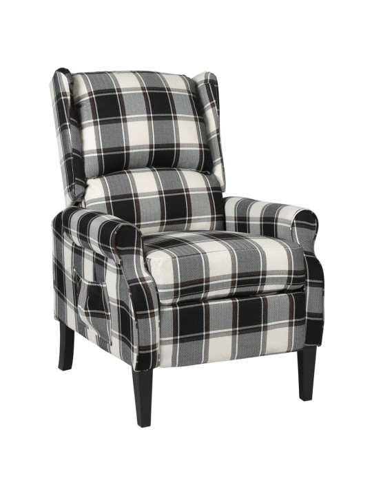 Polohovací křeslo vícebarevné textil