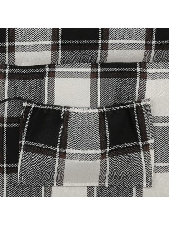Polohovací křeslo vícebarevné textil