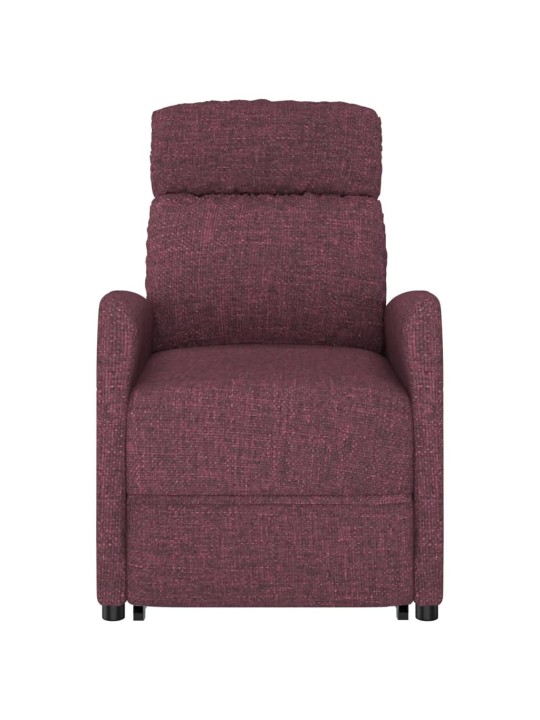 Zvedací křeslo fialové textil