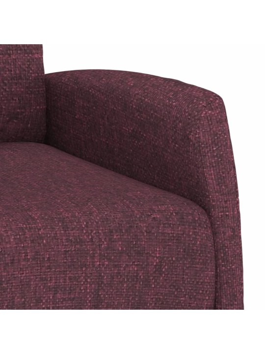 Zvedací křeslo fialové textil