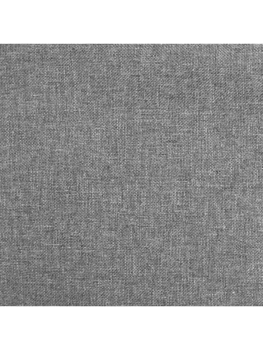 Zvedací masážní křeslo světle šedé textil