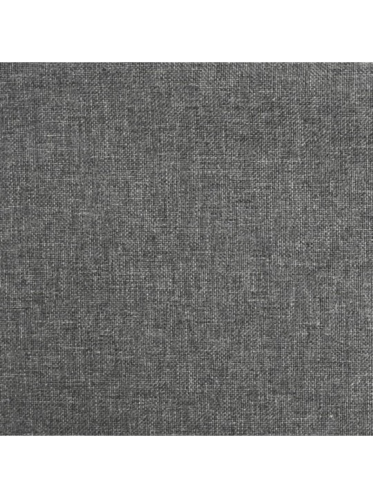 Zvedací masážní křeslo tmavě šedé textil