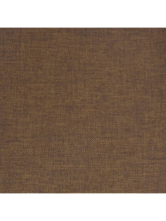 Zvedací masážní křeslo hnědé textil