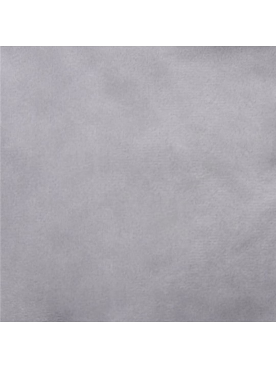 Pelíšek pro psy černý a šedý 79 x 70 x 19 cm plyš a umělá kůže