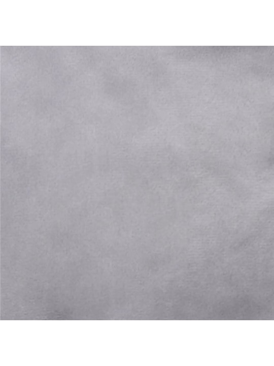 Pelíšek pro psy černý a šedý 99 x 89 x 21 cm plyš a umělá kůže