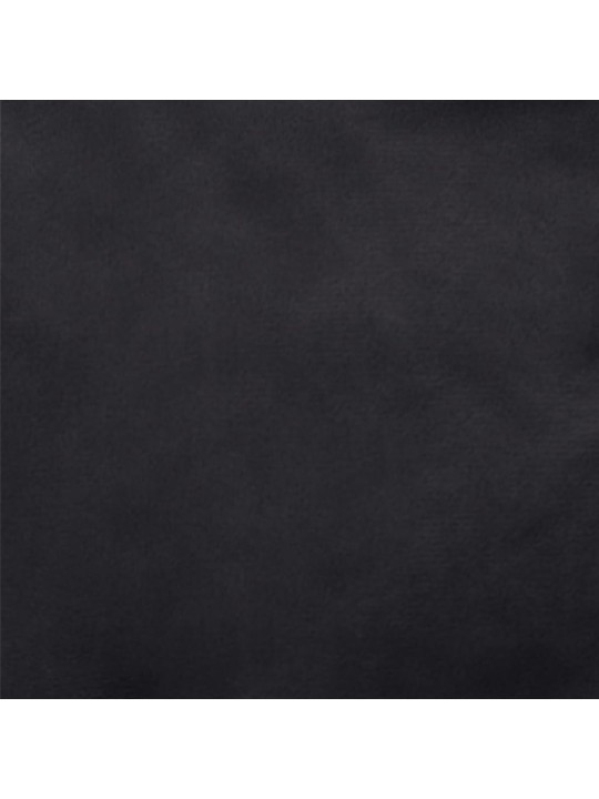 Pelíšek pro psy černý 90 x 79 x 20 cm plyš a umělá kůže