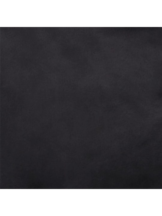 Pelíšek pro psy černý 99 x 89 x 21 cm plyš a umělá kůže