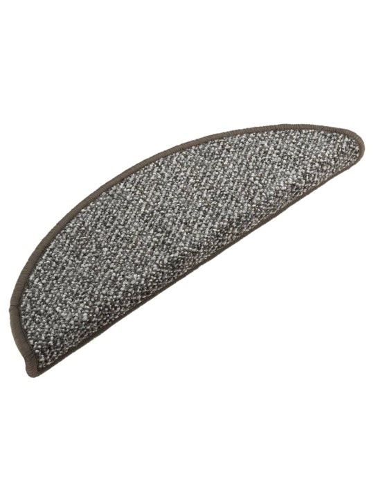 Kobercové nášlapy na schody 15 ks antracitové 56x17x3 cm