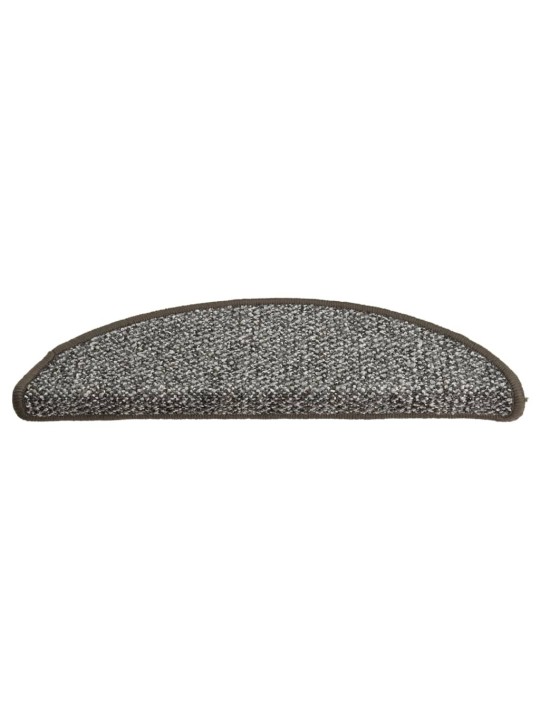 Kobercové nášlapy na schody 15 ks antracitové 56x17x3 cm