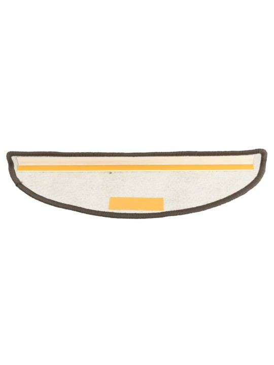 Kobercové nášlapy na schody 15 ks antracitové 56x17x3 cm
