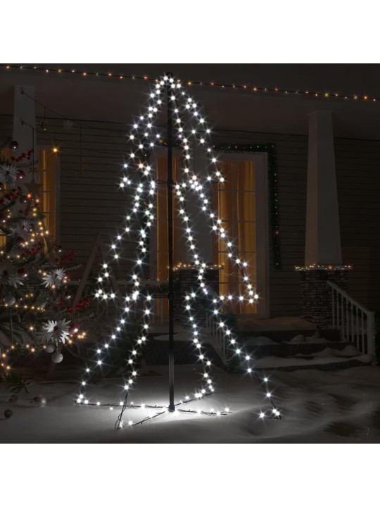 Vánoční stromek kužel 200 LED diod dovnitř i ven 98 x 150 cm