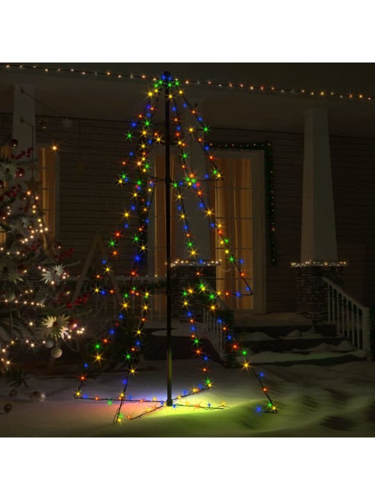 Vánoční stromek kužel 200 LED diod dovnitř i ven 98 x 150 cm