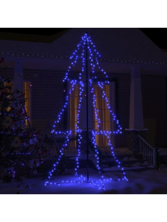 Vánoční stromek kužel 300 LED diod dovnitř i ven 120 x 220 cm