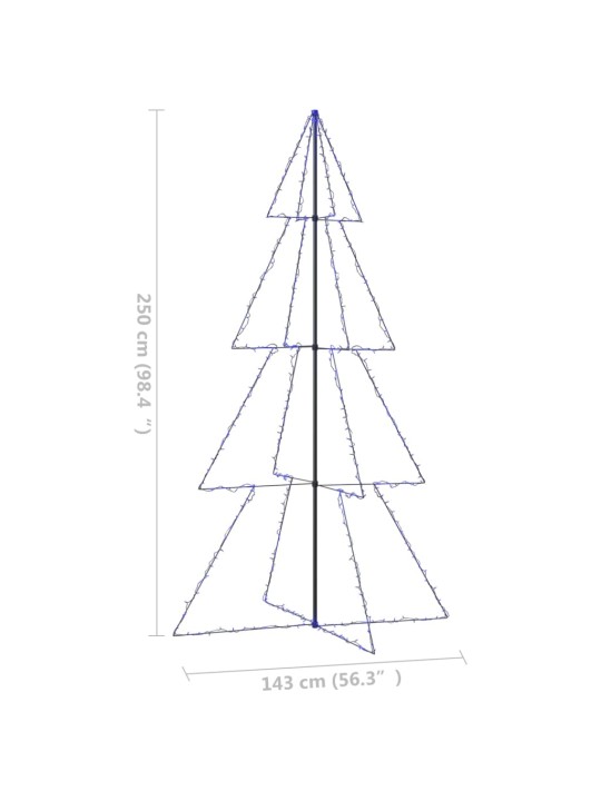 Vánoční stromek kužel 360 LED diod dovnitř i ven 143 x 250 cm