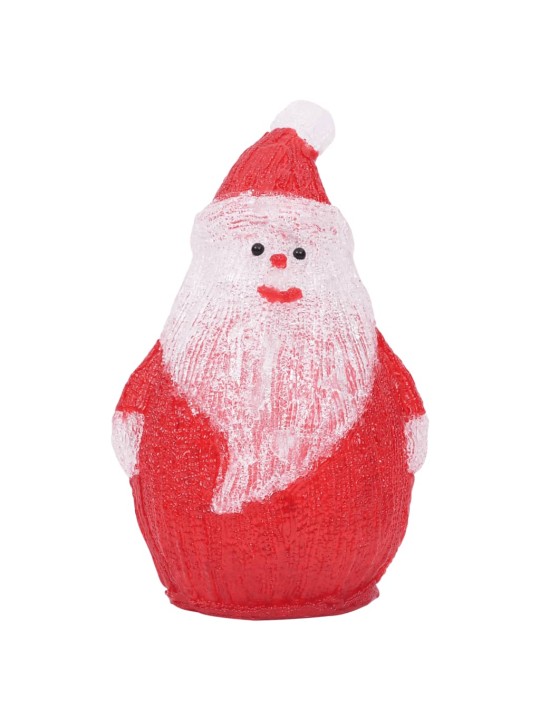 Vánoční akrylový Santa s LED vnitřní i venkovní 28 cm