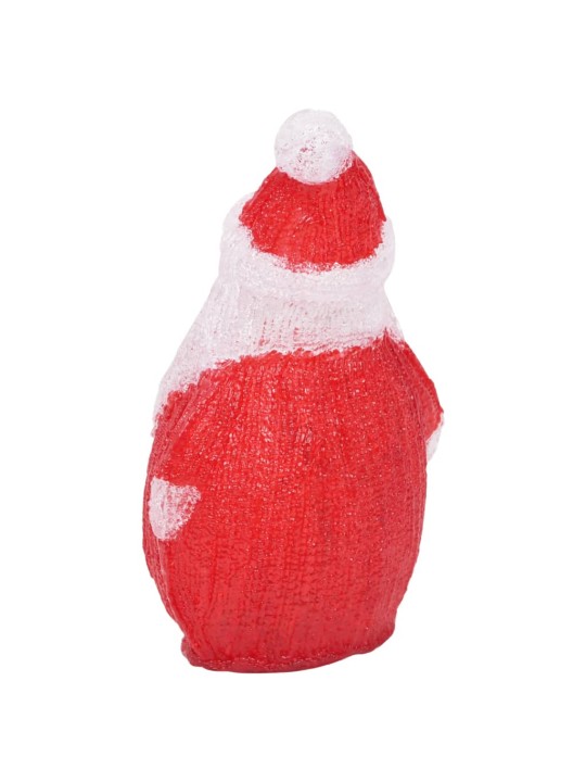 Vánoční akrylový Santa s LED vnitřní i venkovní 28 cm