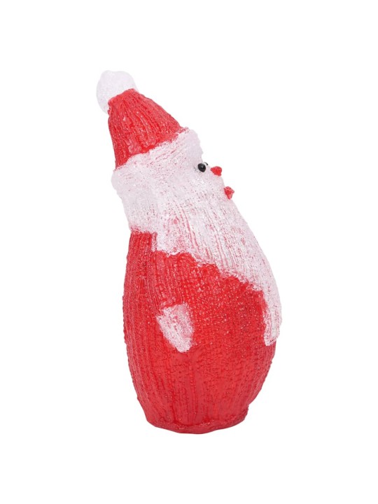 Vánoční akrylový Santa s LED vnitřní i venkovní 28 cm