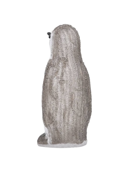Vánoční akrylový tučňák s LED vnitřní i venkovní 30 cm