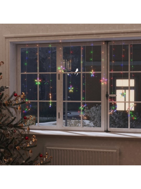 Pohádková světla hvězda a měsíc ovladač 138 LED barevná