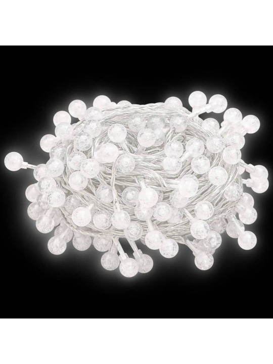 Světelný řetěz kulaté žárovky 40m 400 LED studený bílý 8 funkcí