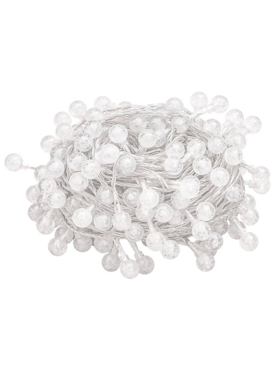 Světelný řetěz kulaté žárovky 40m 400 LED studený bílý 8 funkcí