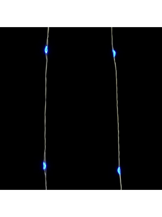 Světelný řetěz s mikro LED 40 m 400 LED modrý 8 funkcí