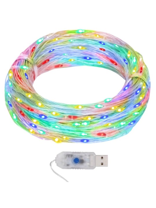 Světelný řetěz s mikro LED 40 m 400 LED barevný 8 funkcí
