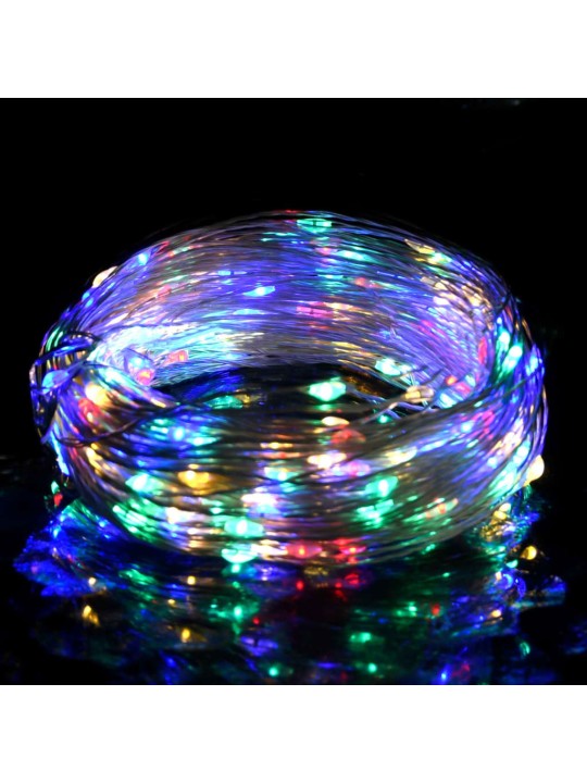 Světelný řetěz s mikro LED 40 m 400 LED barevný 8 funkcí