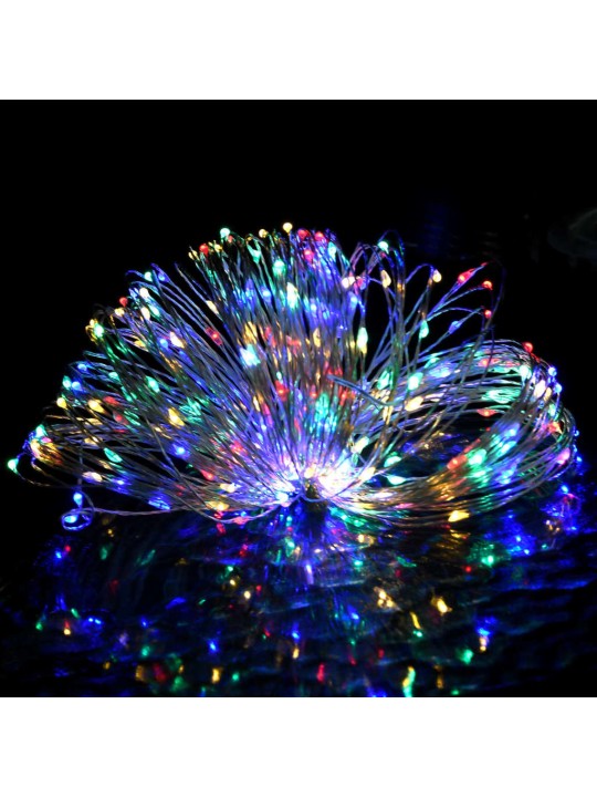 Světelný řetěz s mikro LED 40 m 400 LED barevný 8 funkcí